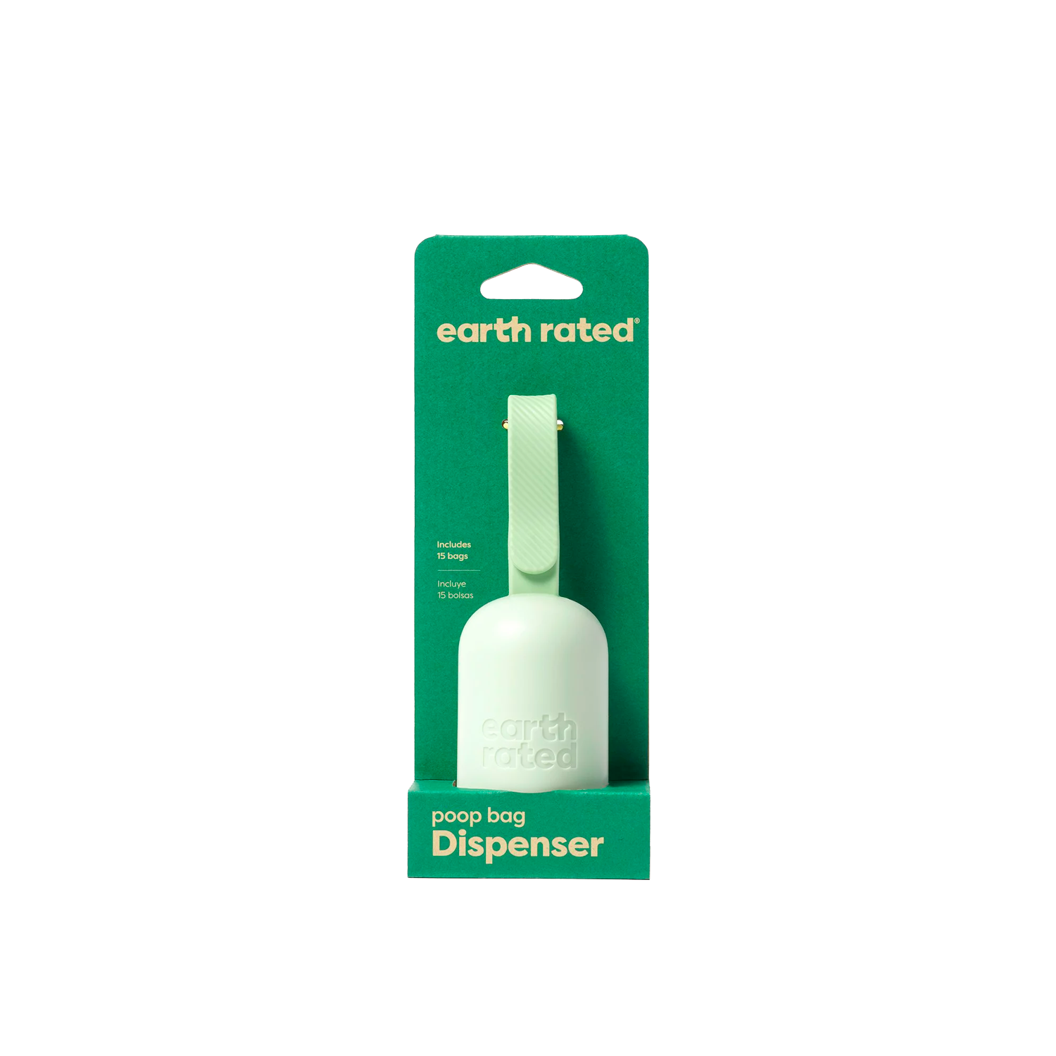 Earth Rated Poop Bags Dispenser with 15 Bags